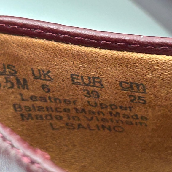 New Franco Sarto Salino Pumps Women 8.5 Burgundy Leather Square Toe Block Heel - Picture 5 of 8